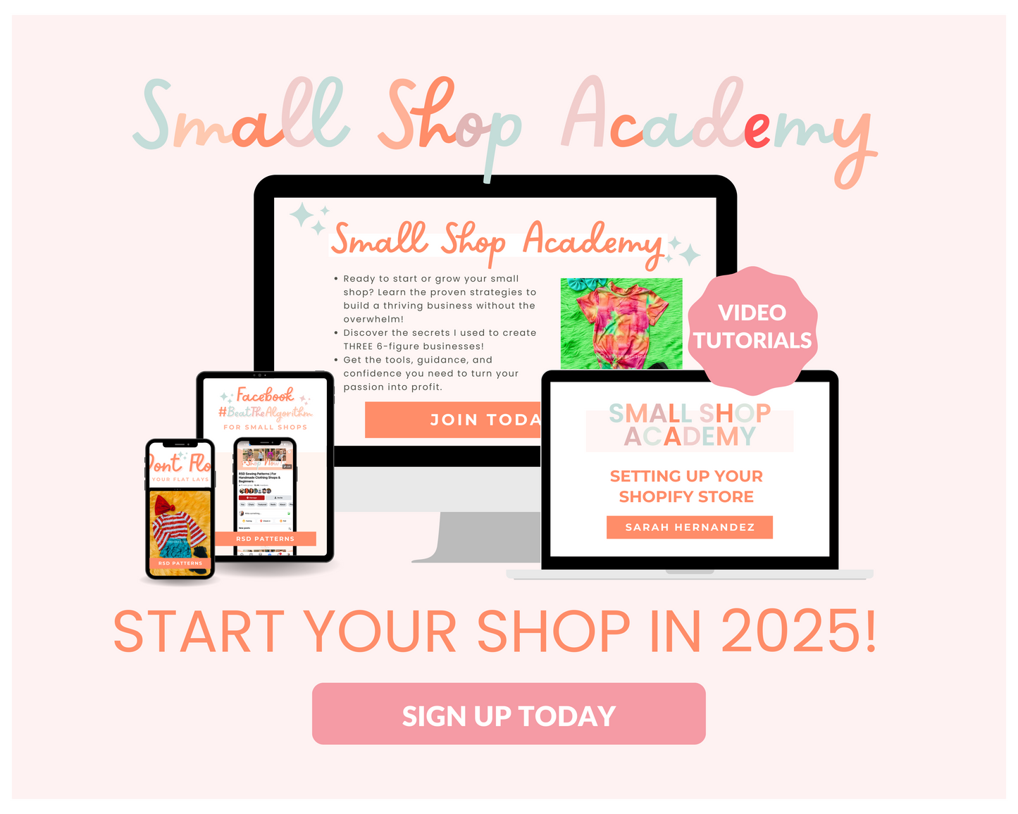 Small Shop Academy - Launch and Grow Your Online Shop Today!