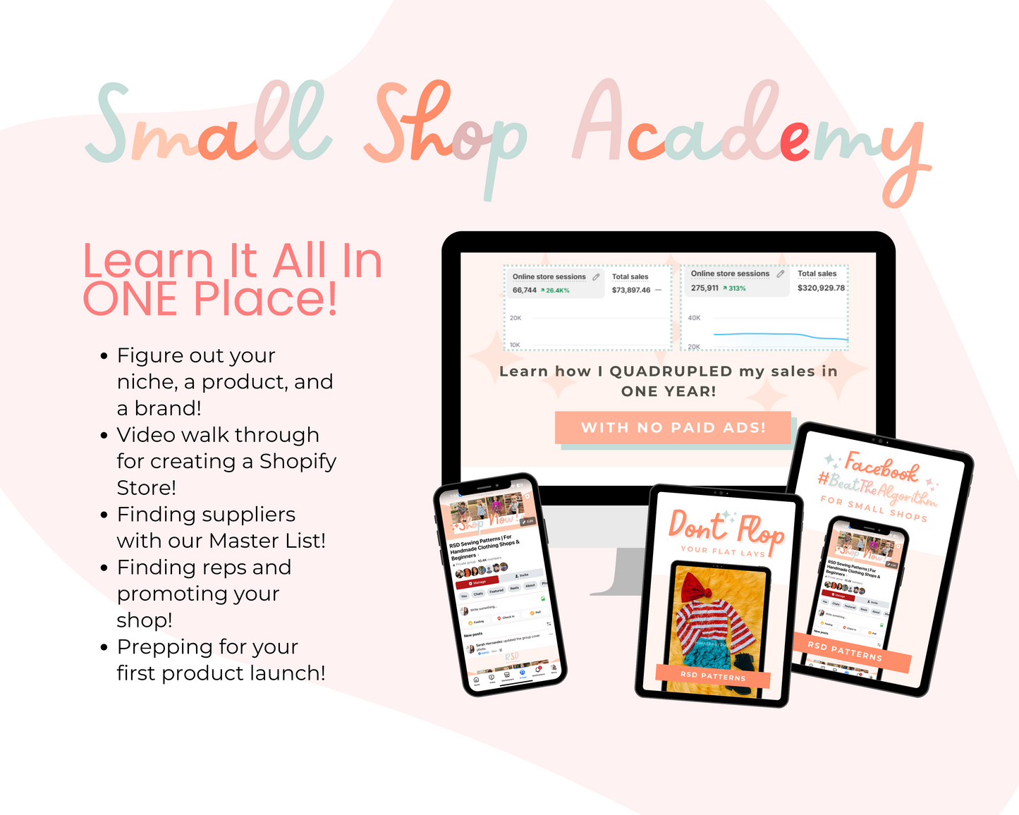 Small Shop Academy - Launch and Grow Your Online Shop Today!