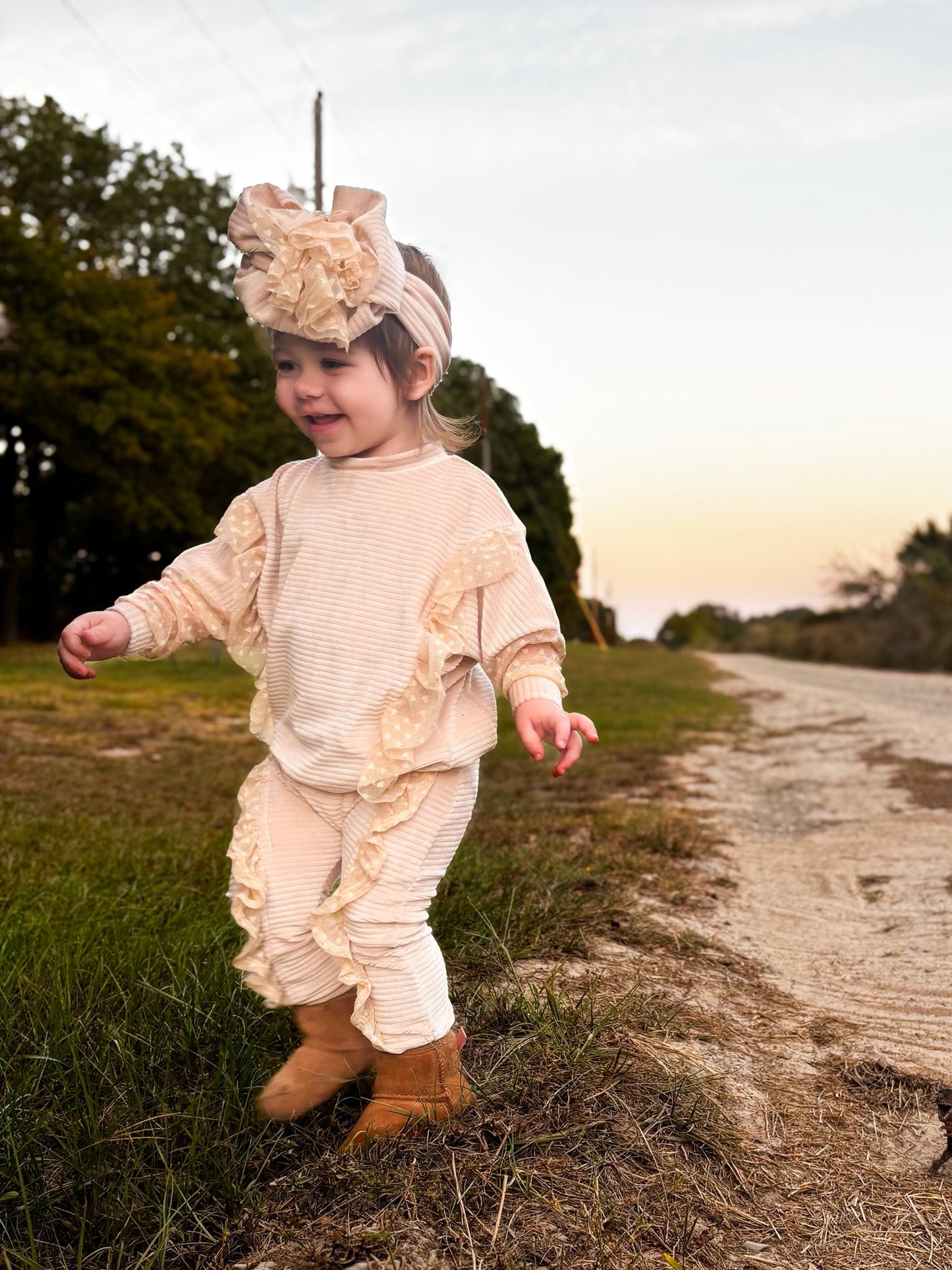 Baby Ophelia Ruffle Joggers PDF