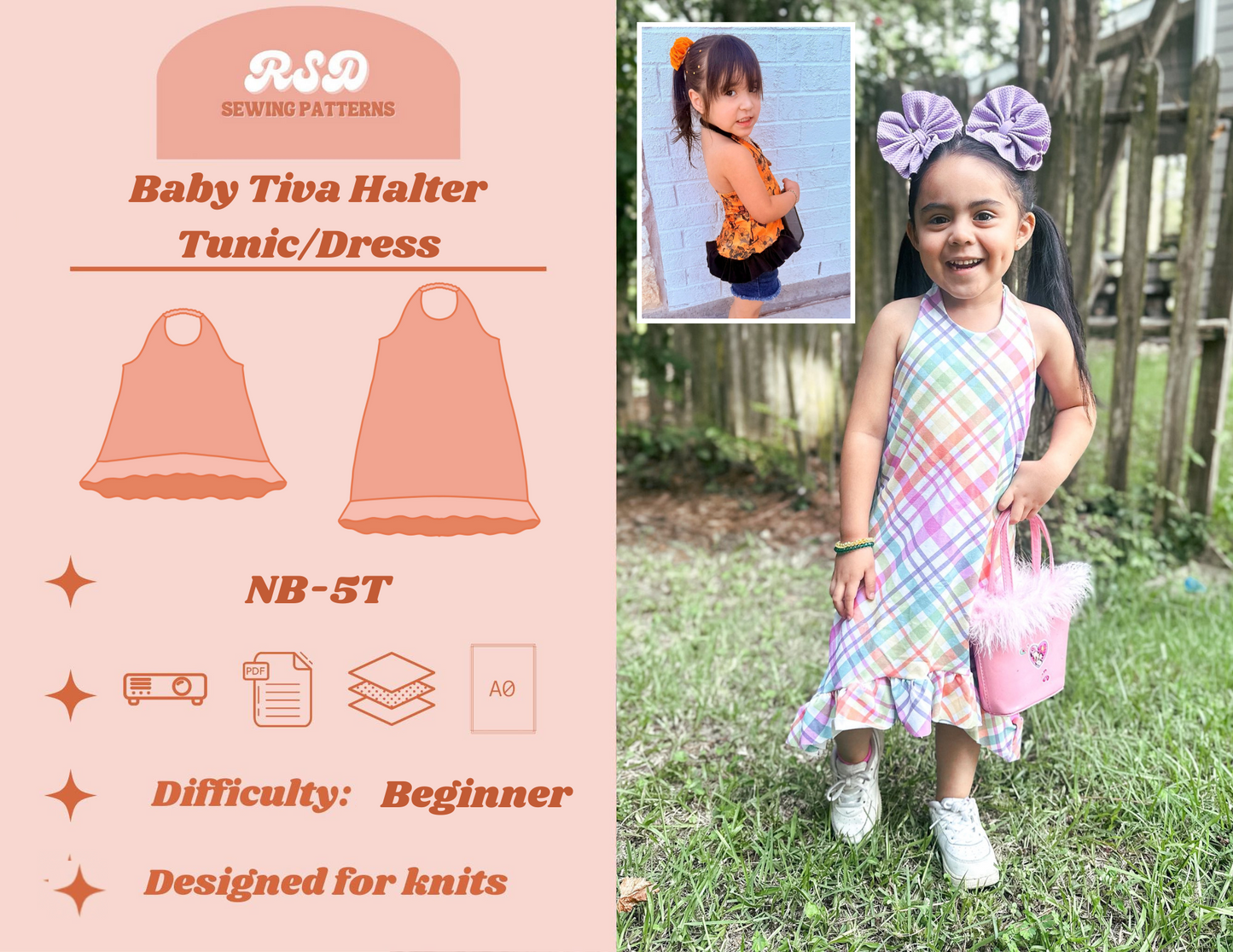 Baby Tiva Halter Tunic/Dress PDF