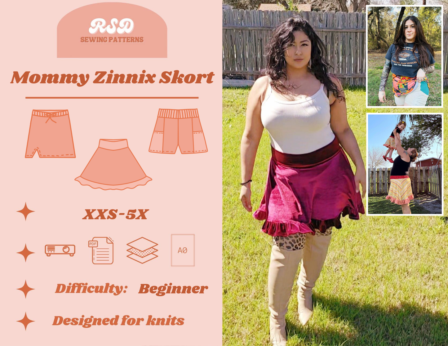 Mommy Zinnix Skort PDF