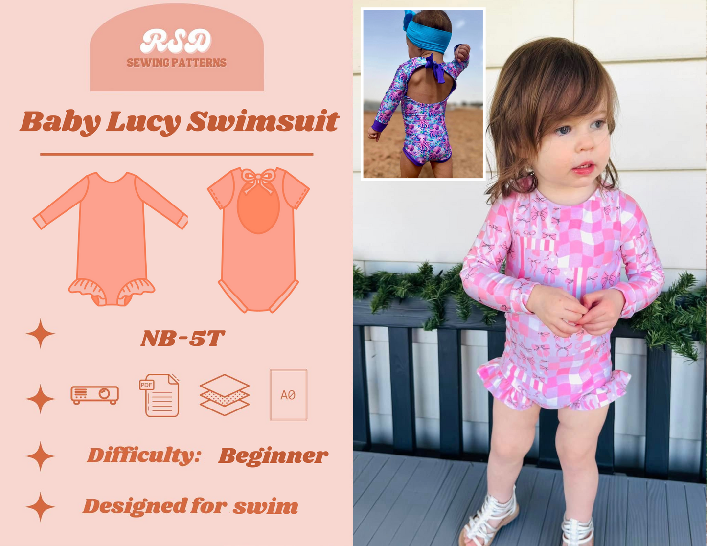 Baby Lucy Swimsuit PDF