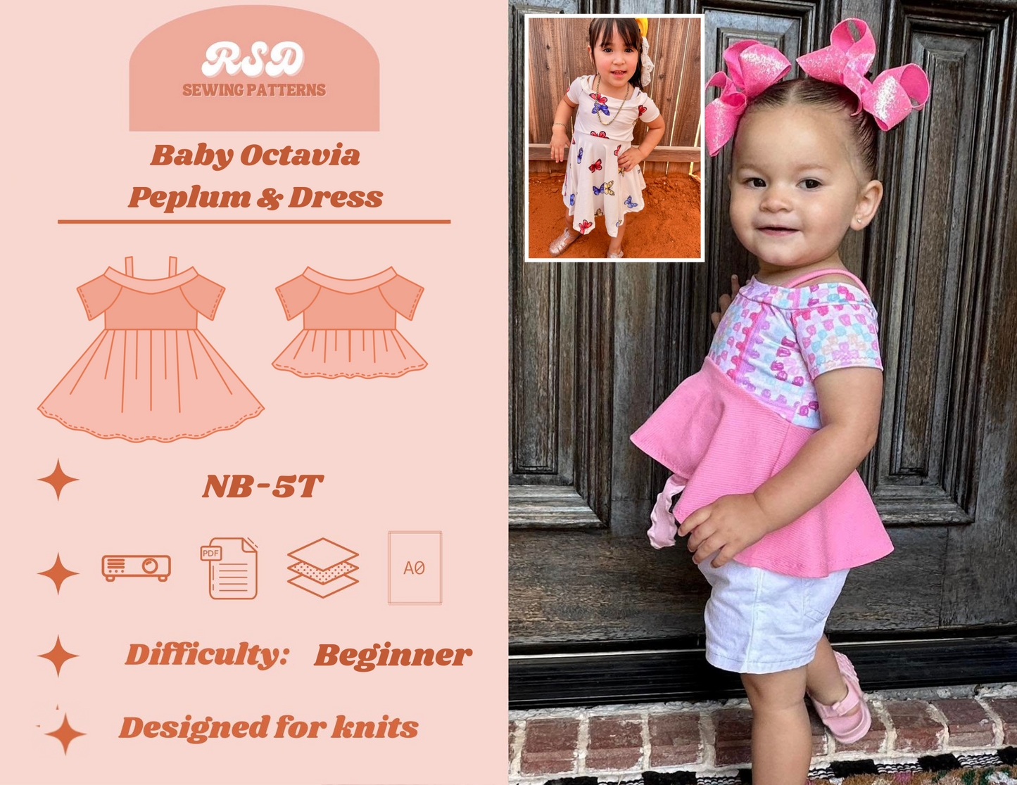 Baby Octavia Peplum & Dress PDF