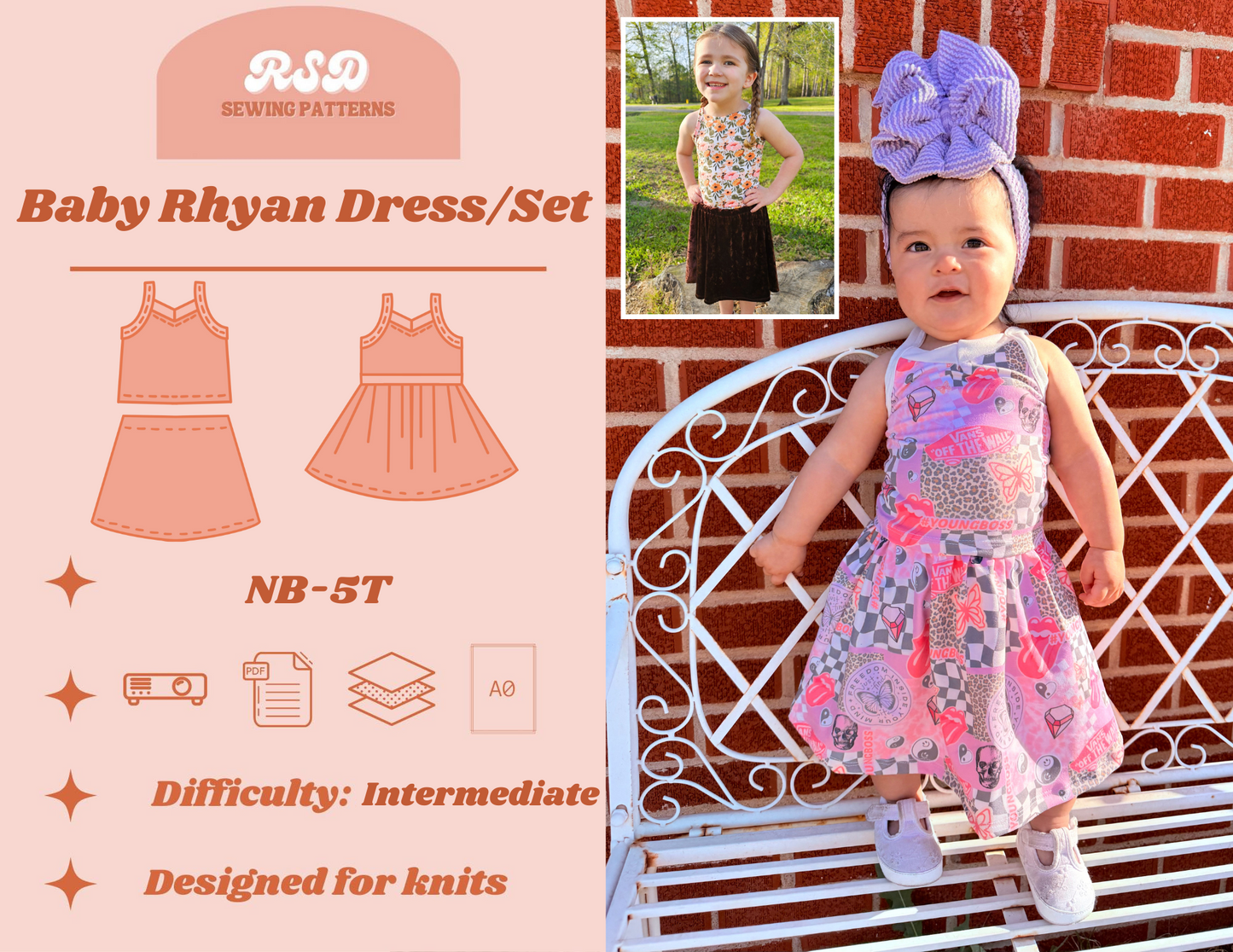 Baby Rhyan Dress/Set PDF