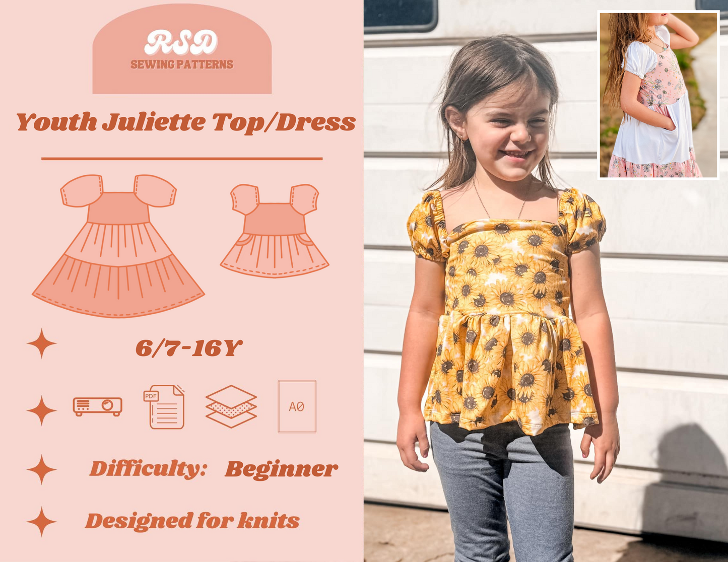 Youth Juliette Top/Dress PDF