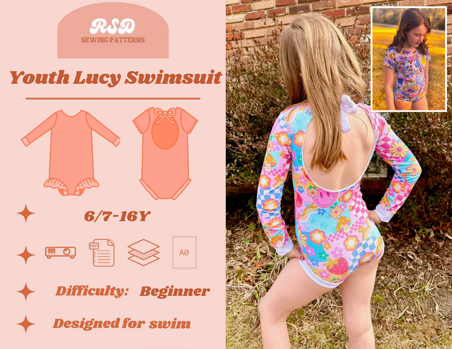 Youth Lucy Swimsuit PDF
