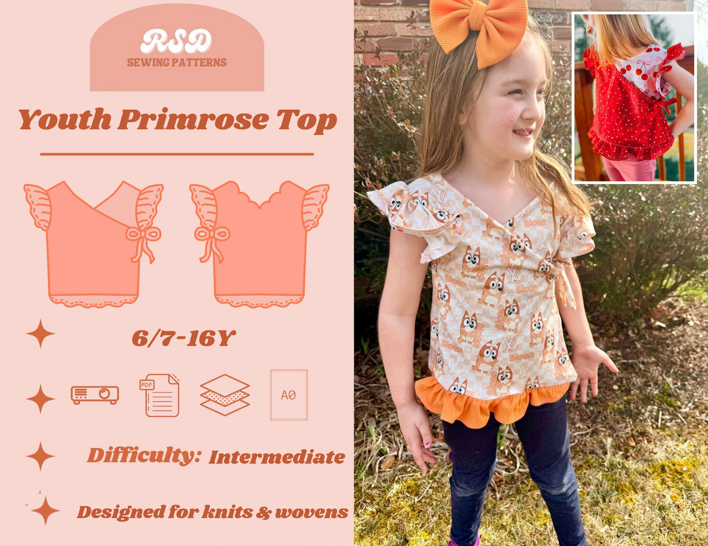 Youth Primrose Top PDF