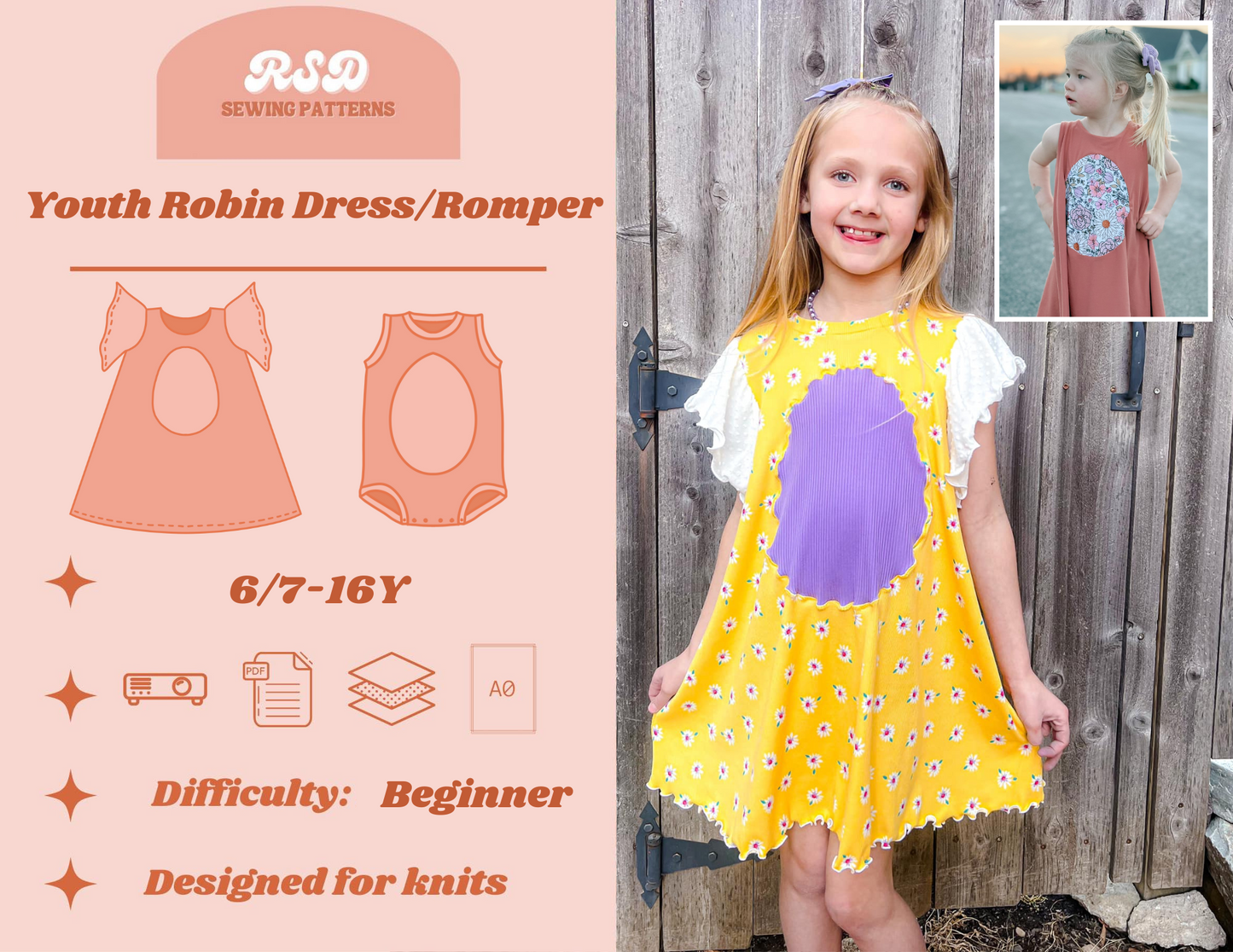 Youth Robin Dress PDF