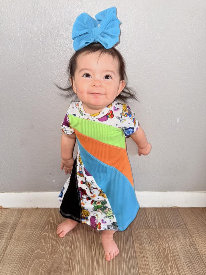 Baby Rainbow Dress PDF