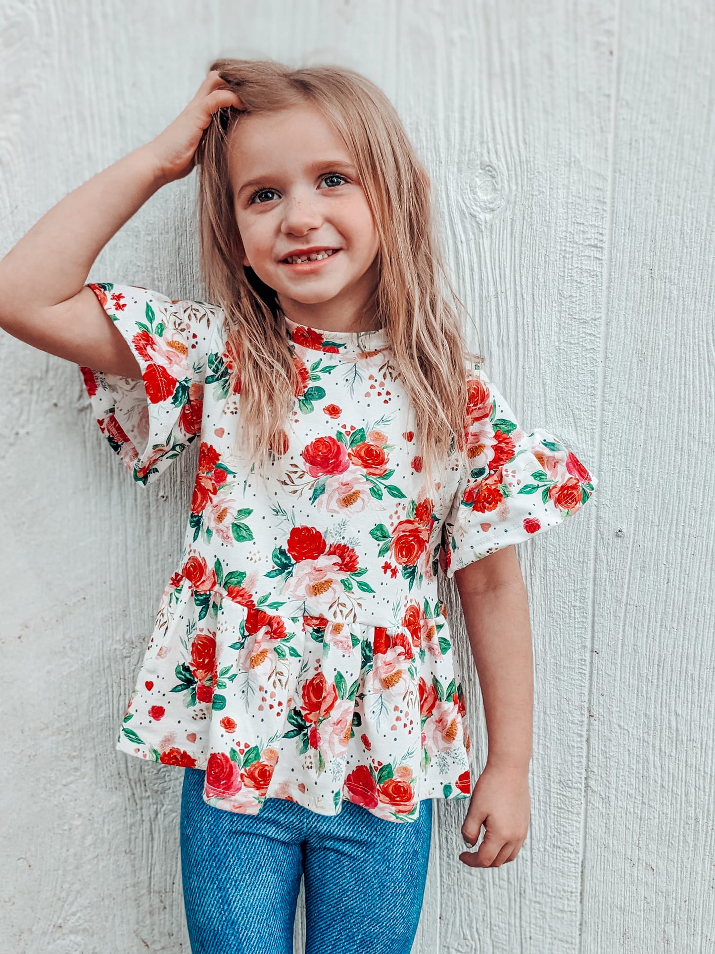 Youth Brynn Ruffle Top PDF