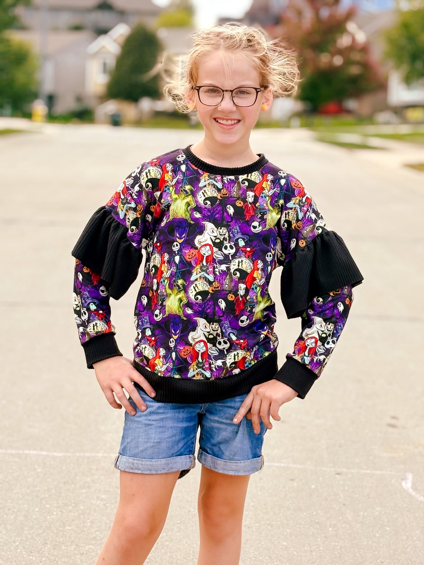 Youth Dakota Ruffle Dolman PDF