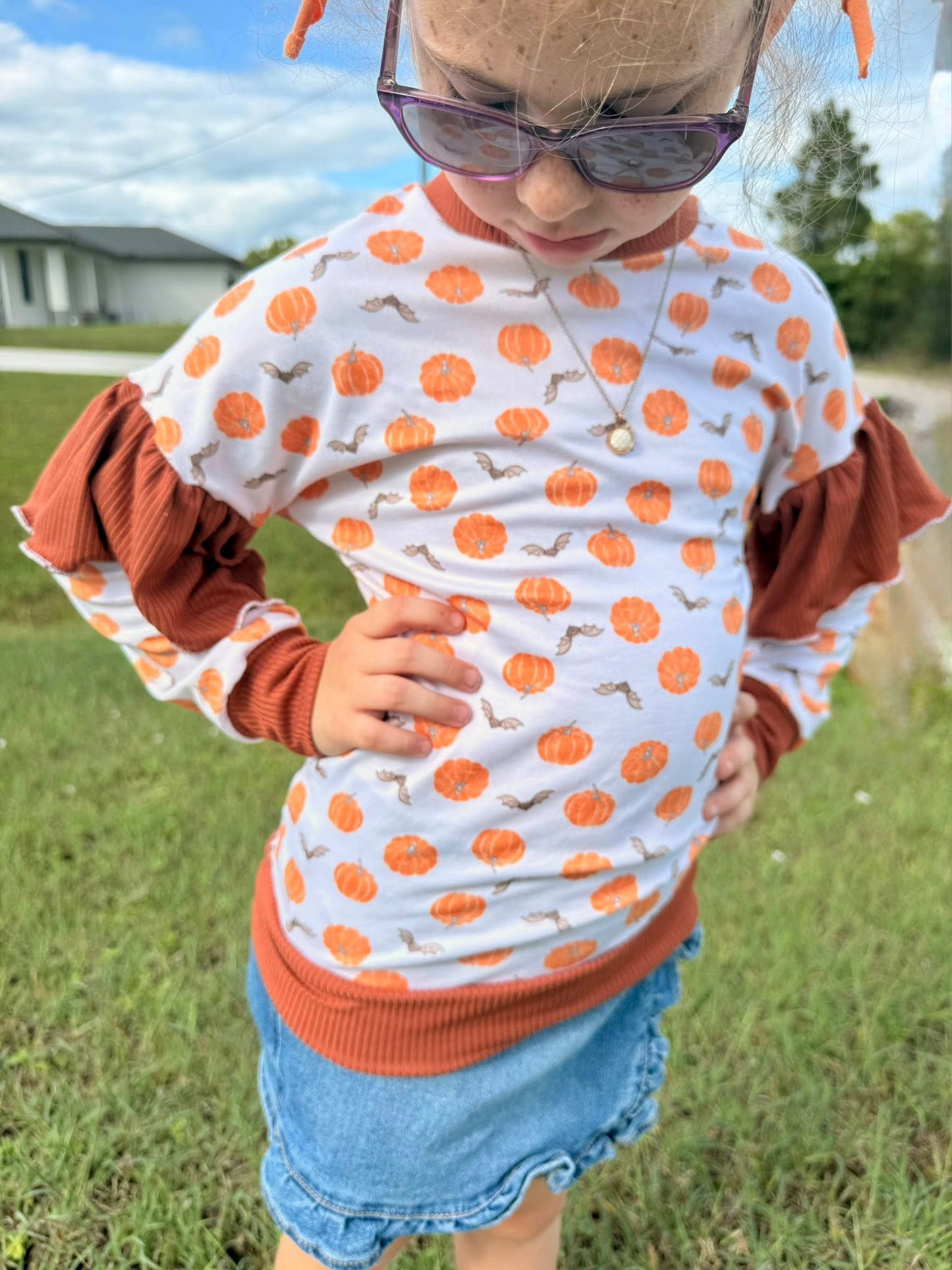 Youth Dakota Ruffle Dolman PDF