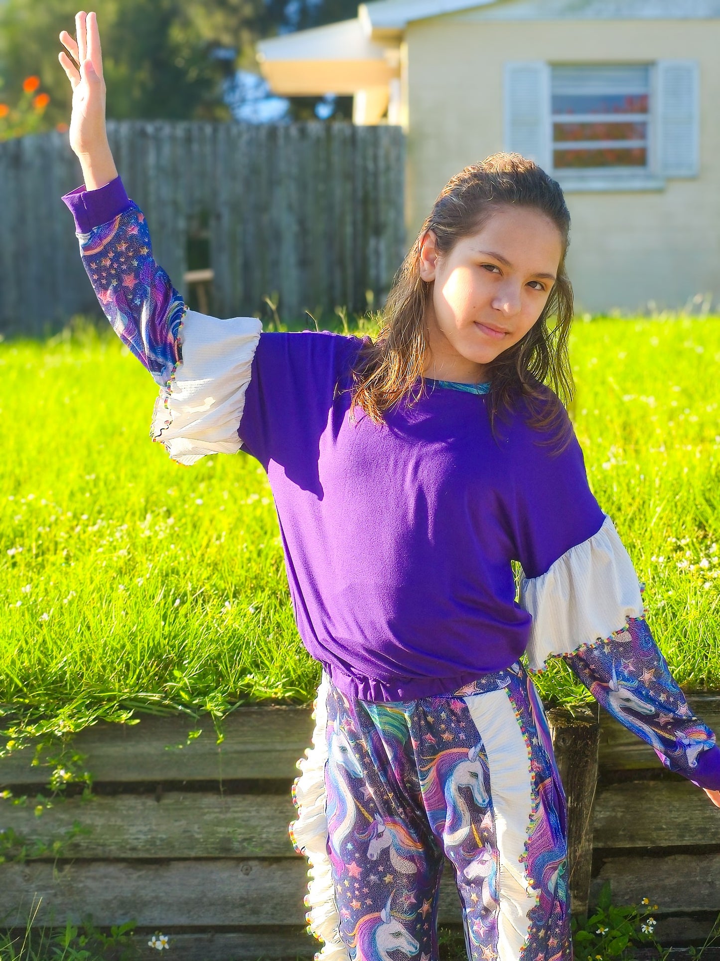 Youth Dakota Ruffle Dolman PDF