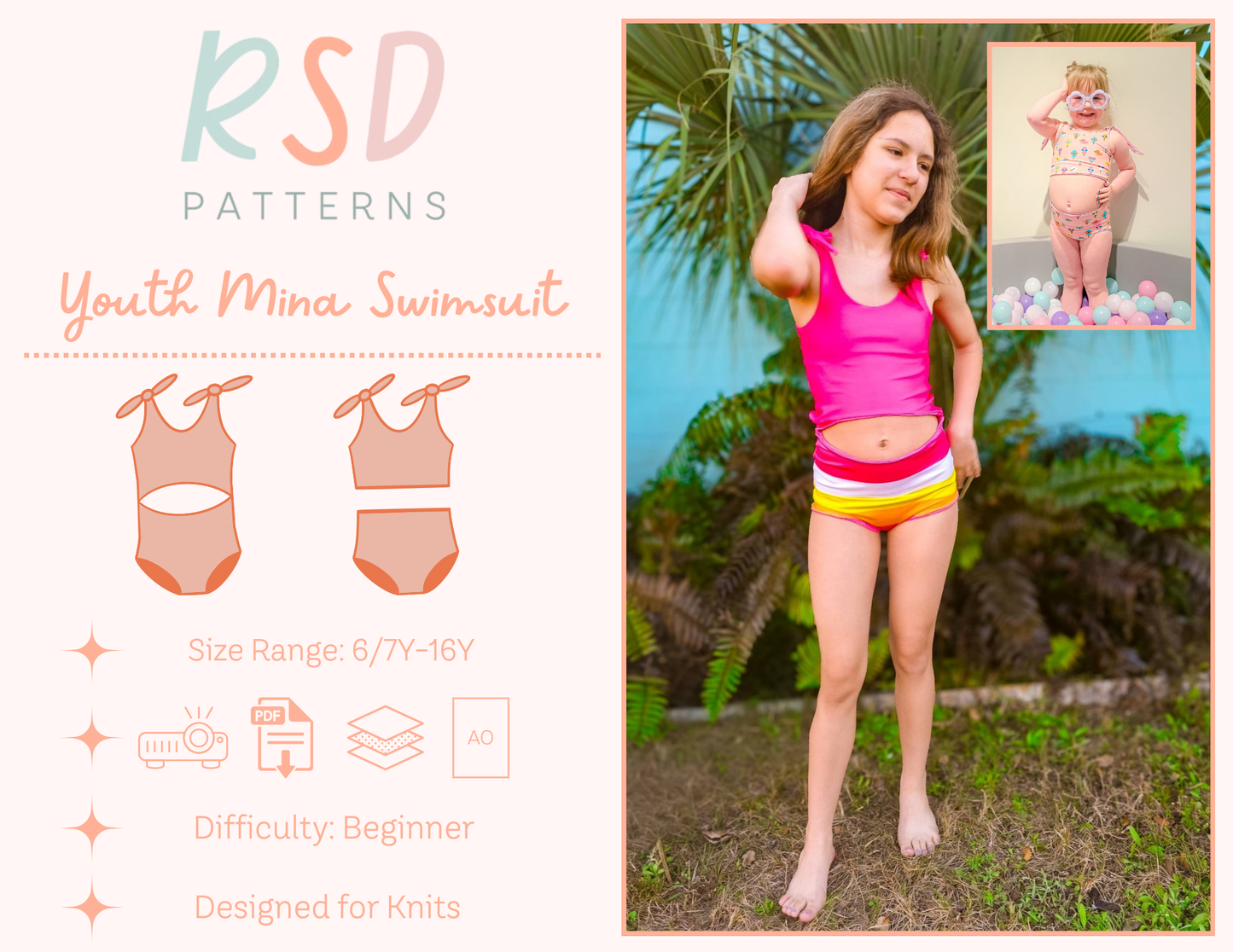 Youth Mina Swimsuit PDF