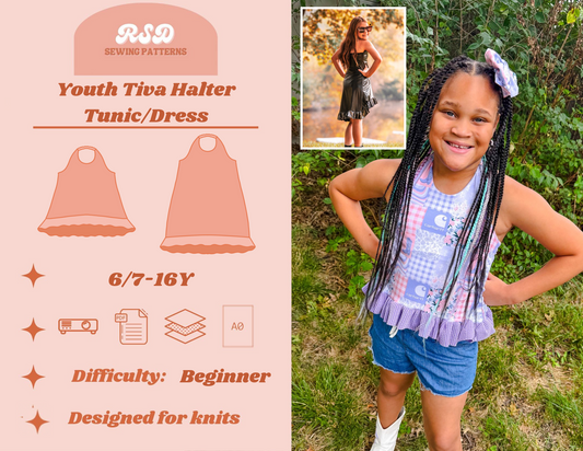 Youth Tiva Halter Tunic/Dress PDF