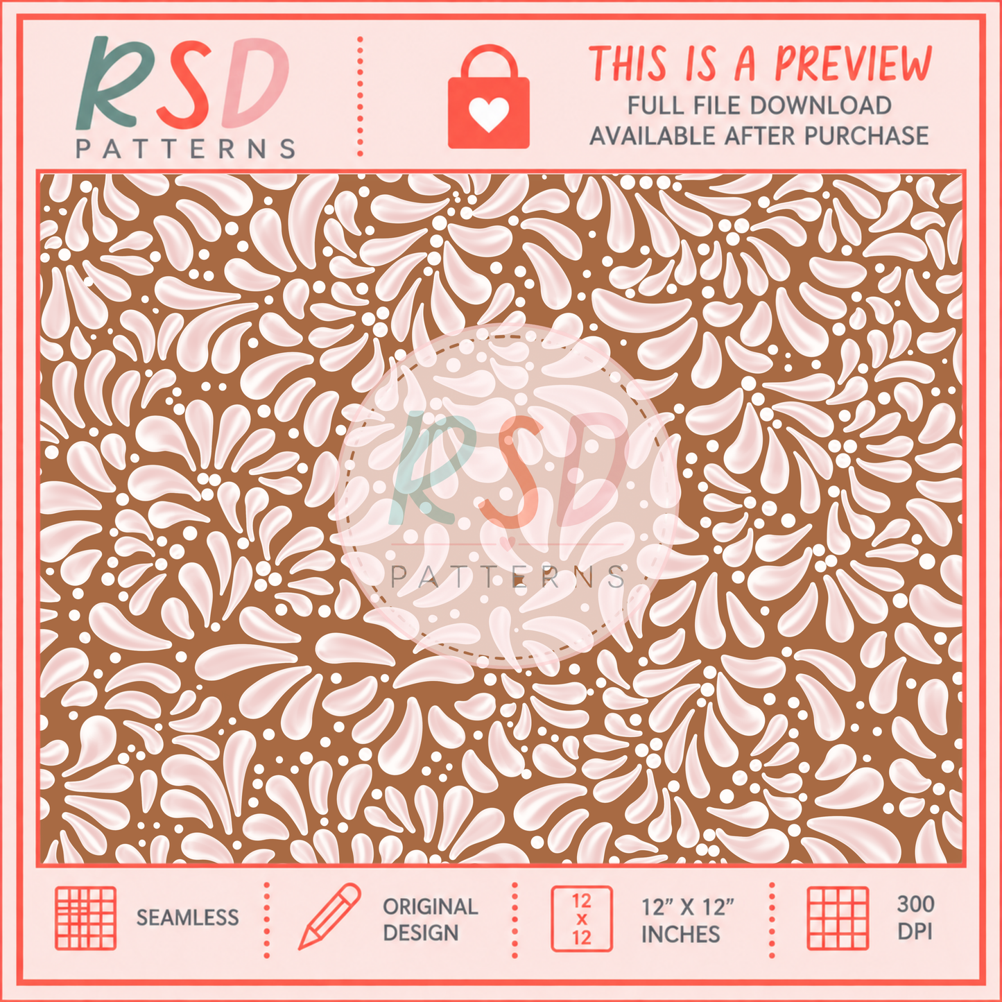 Talavera Brown Seamless File