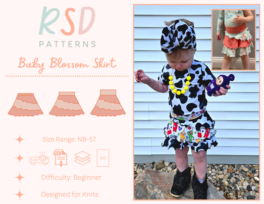 Baby Blossom Skirt PDF