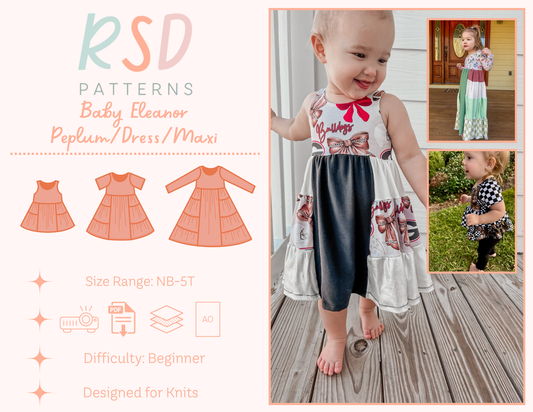Baby Eleanor Peplum/Dress/Maxi PDF