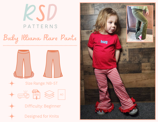 Baby Illiana Flare Pants PDF