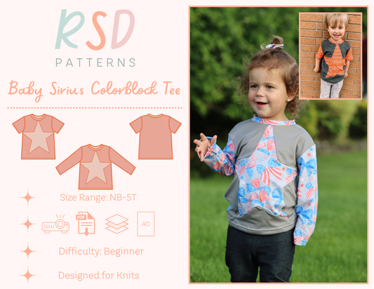 Baby Sirius Colorblock Tee PDF