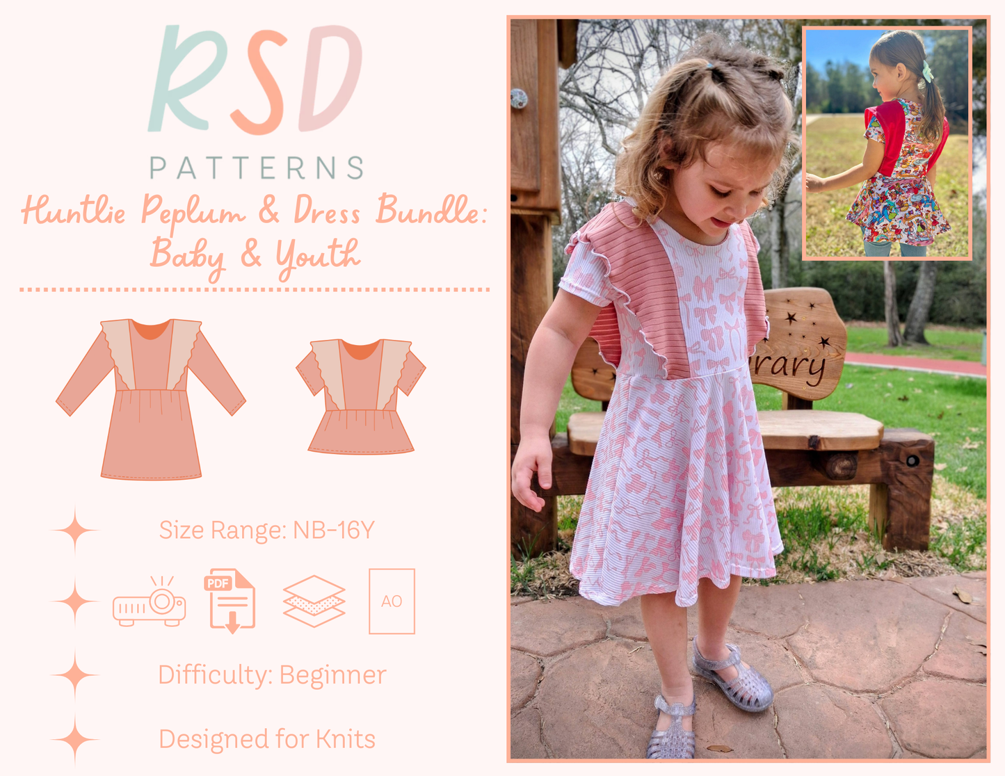 Baby & Youth Huntlie Peplum & Dress Bundle PDF