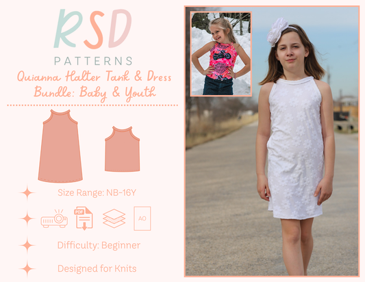 Baby & Youth Quianna Halter Tank & Dress Bundle PDF