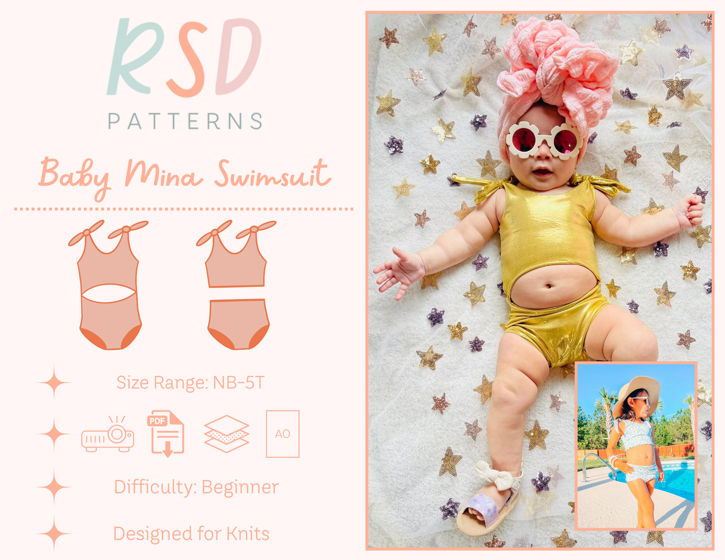 Baby Mina Swimsuit PDF