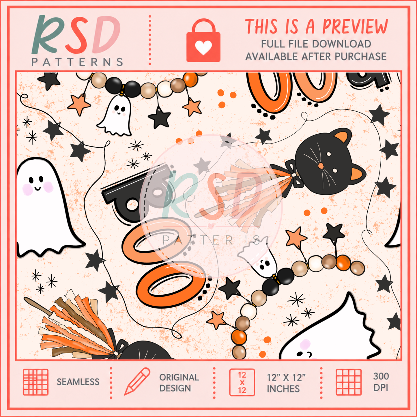 Spooky Party Seamless File