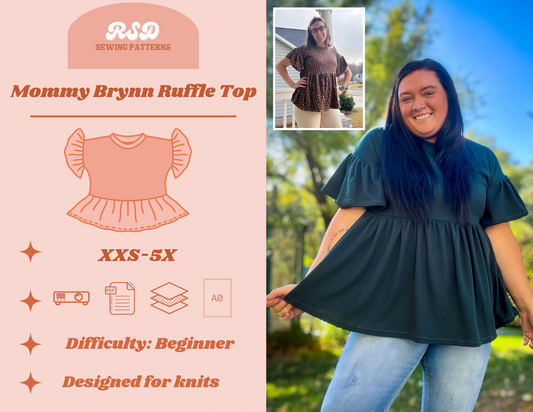 Mommy Brynn Ruffle Top PDF