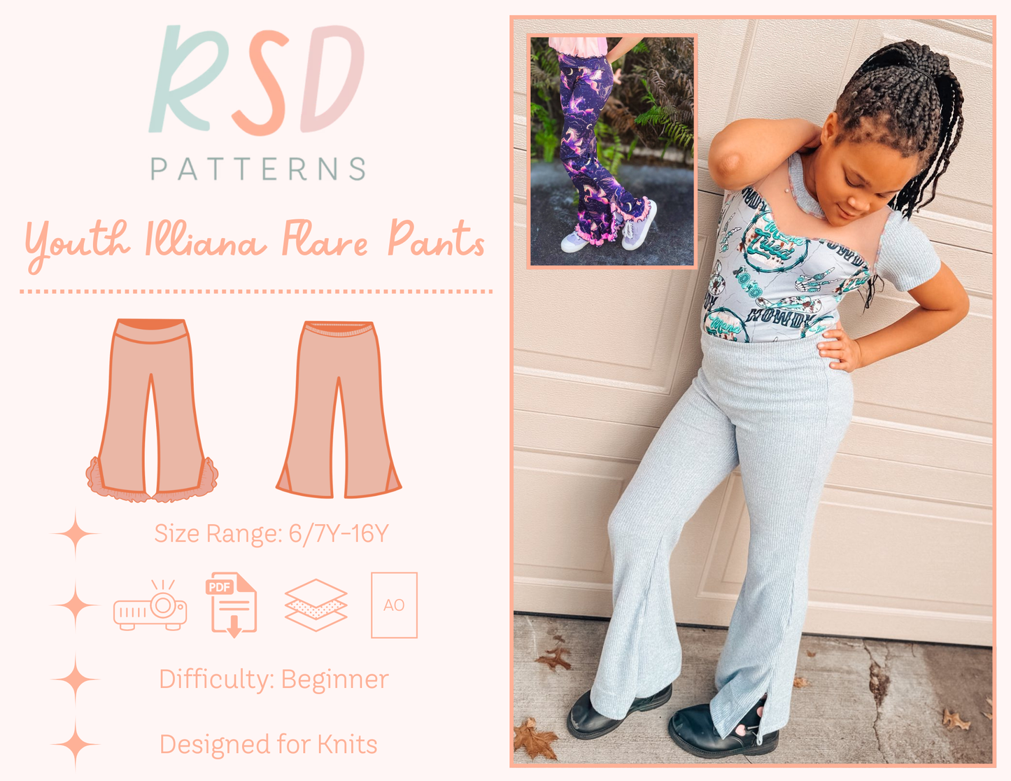 Youth Illiana Flare Pants PDF