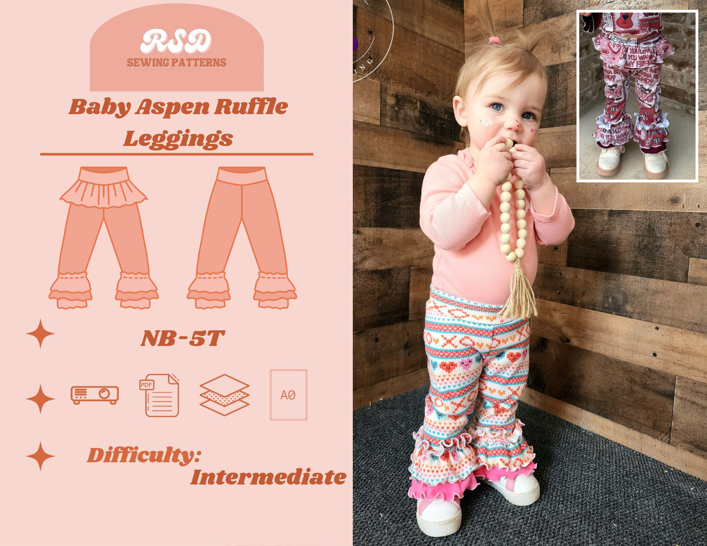 Baby Aspen Ruffle Leggings PDF