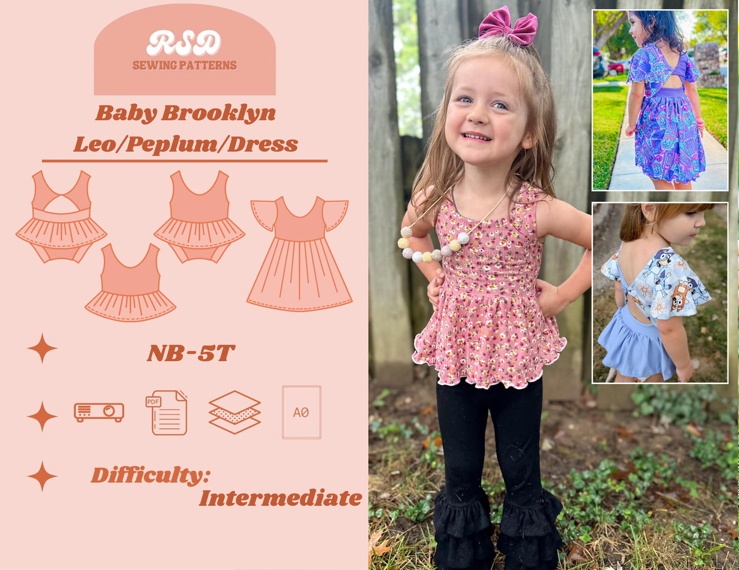 Baby Brooklyn Leo/Peplum/Dress PDF