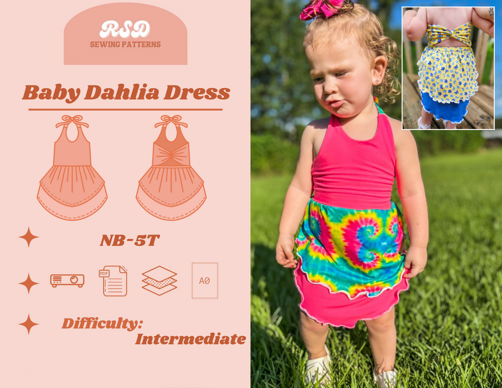 Baby Dahlia Dress PDF