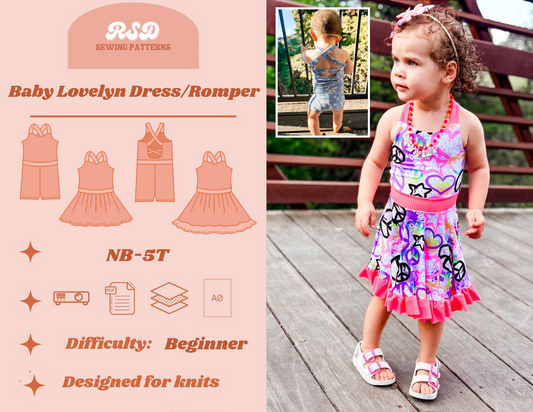 Baby Lovelyn Dress/Romper PDF