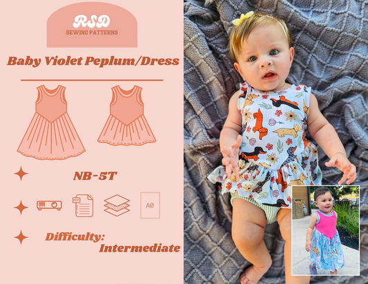 Baby Violet Peplum/Dress PDF