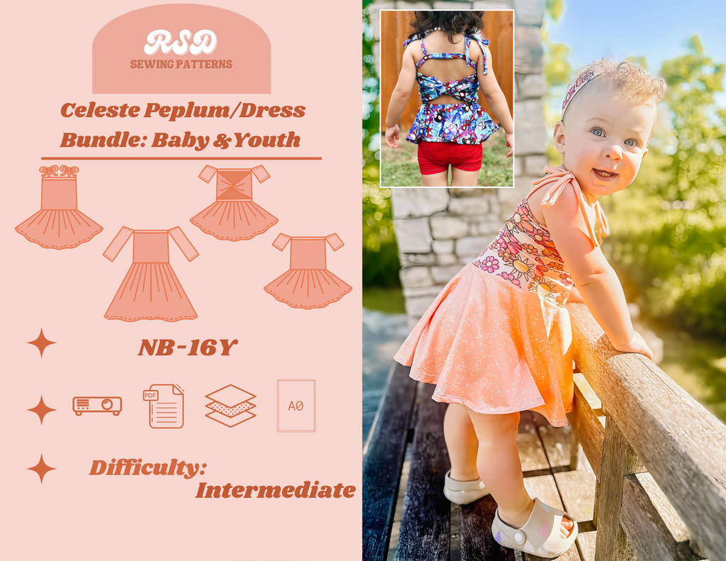 Baby & Youth Celeste Peplum/Dress Bundle PDF