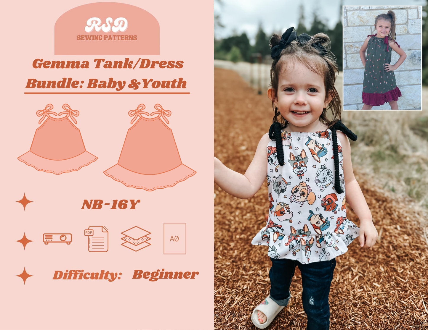 Baby & Youth Gemma Tank/Dress Bundle PDF