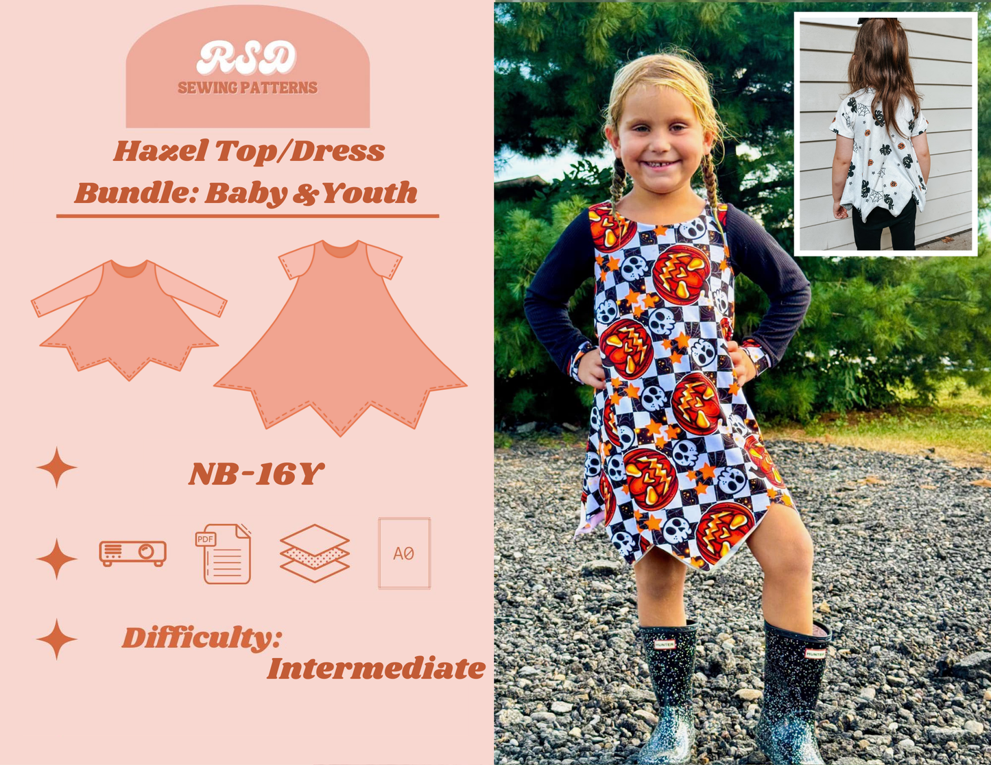 Baby & Youth Hazel Top & Dress  Bundle PDF