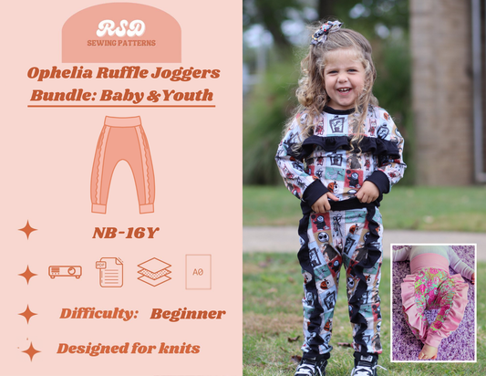 Baby & Youth Ophelia Ruffle Joggers Bundle PDF