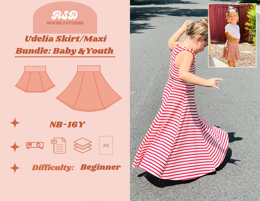 Baby & Youth Bundle Udelia Skirt/Maxi PDF