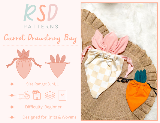 Carrot Drawstring Bag PDF