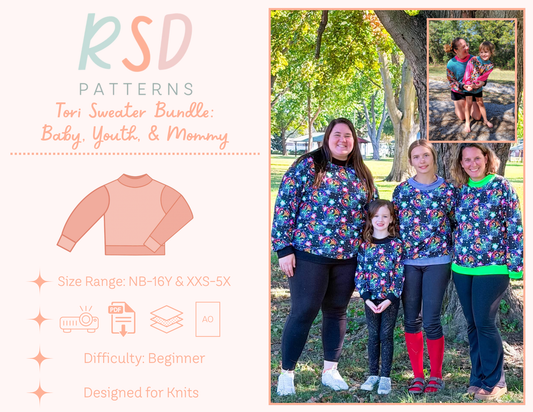 Baby, Youth, & Mommy Tori Sweater Bundle PDF