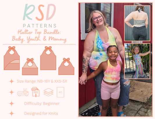 Baby, Youth, & Mommy Halter Top Bundle PDF