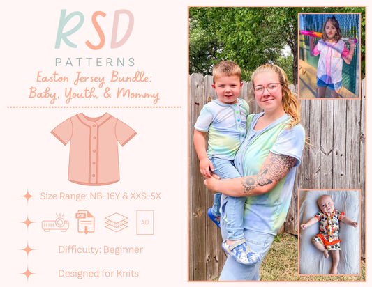 Baby, Youth, & Mommy Easton Jersey Bundle PDF