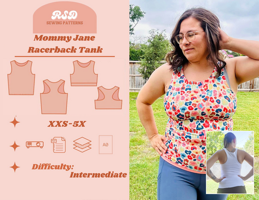 Mommy Jane Racerback Tank PDF