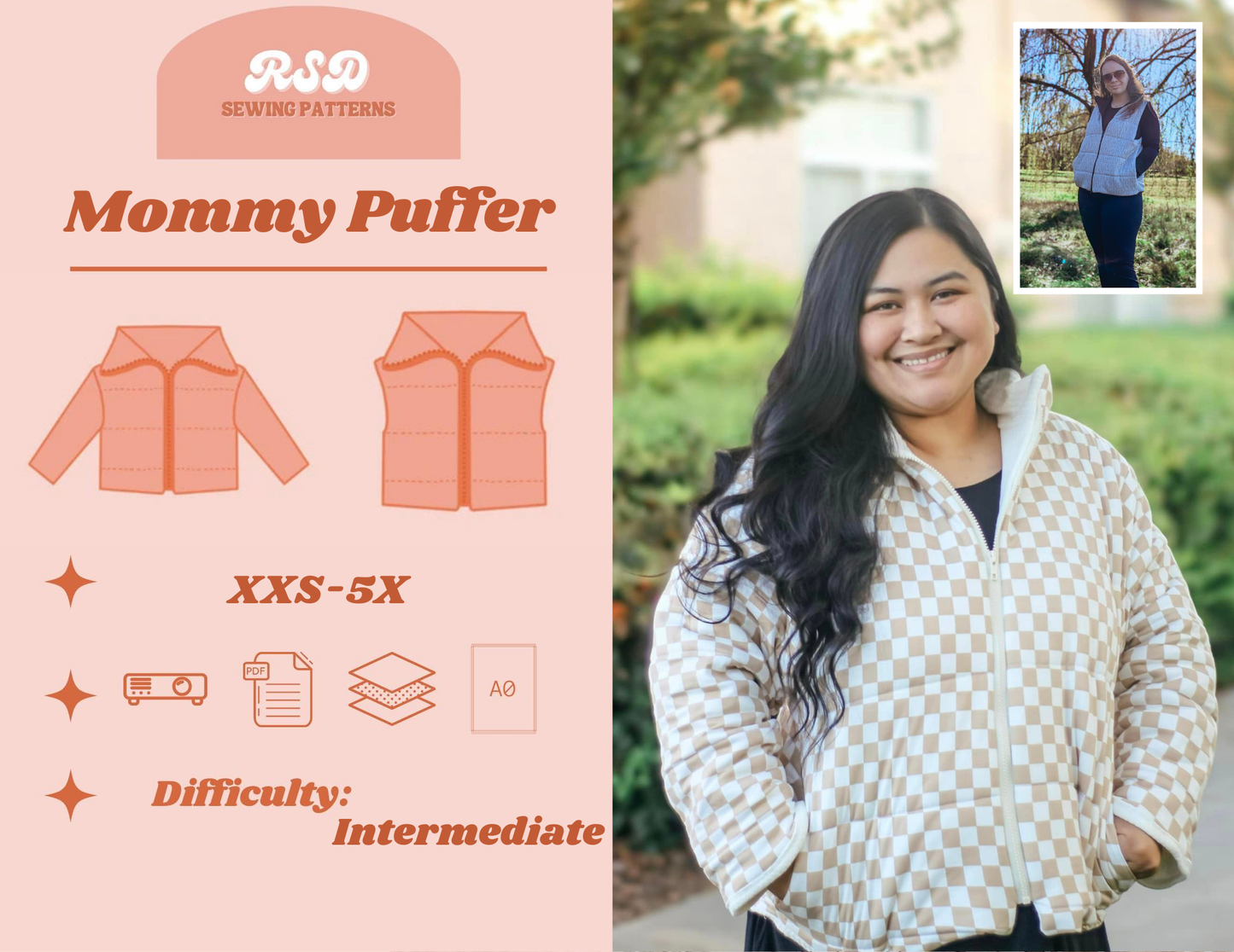 Mommy Taylor Puffer Vest/Jacket PDF