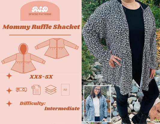 Mommy Ruffle Shacket PDF