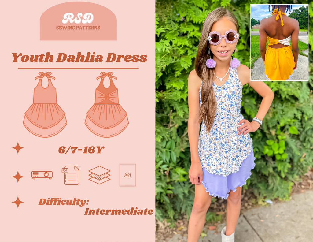 Youth Dahlia Dress PDF