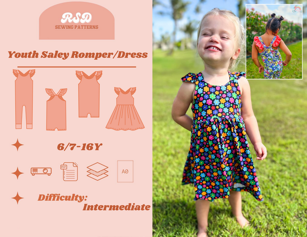 Youth Saley Romper/Dress PDF