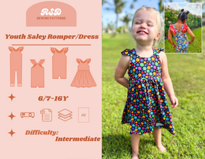 Youth Saley Romper/Dress PDF